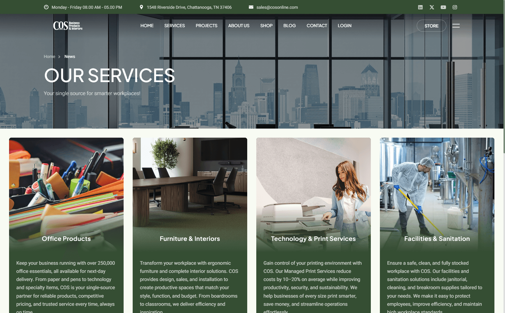 COS Business Products & Interiors — 2