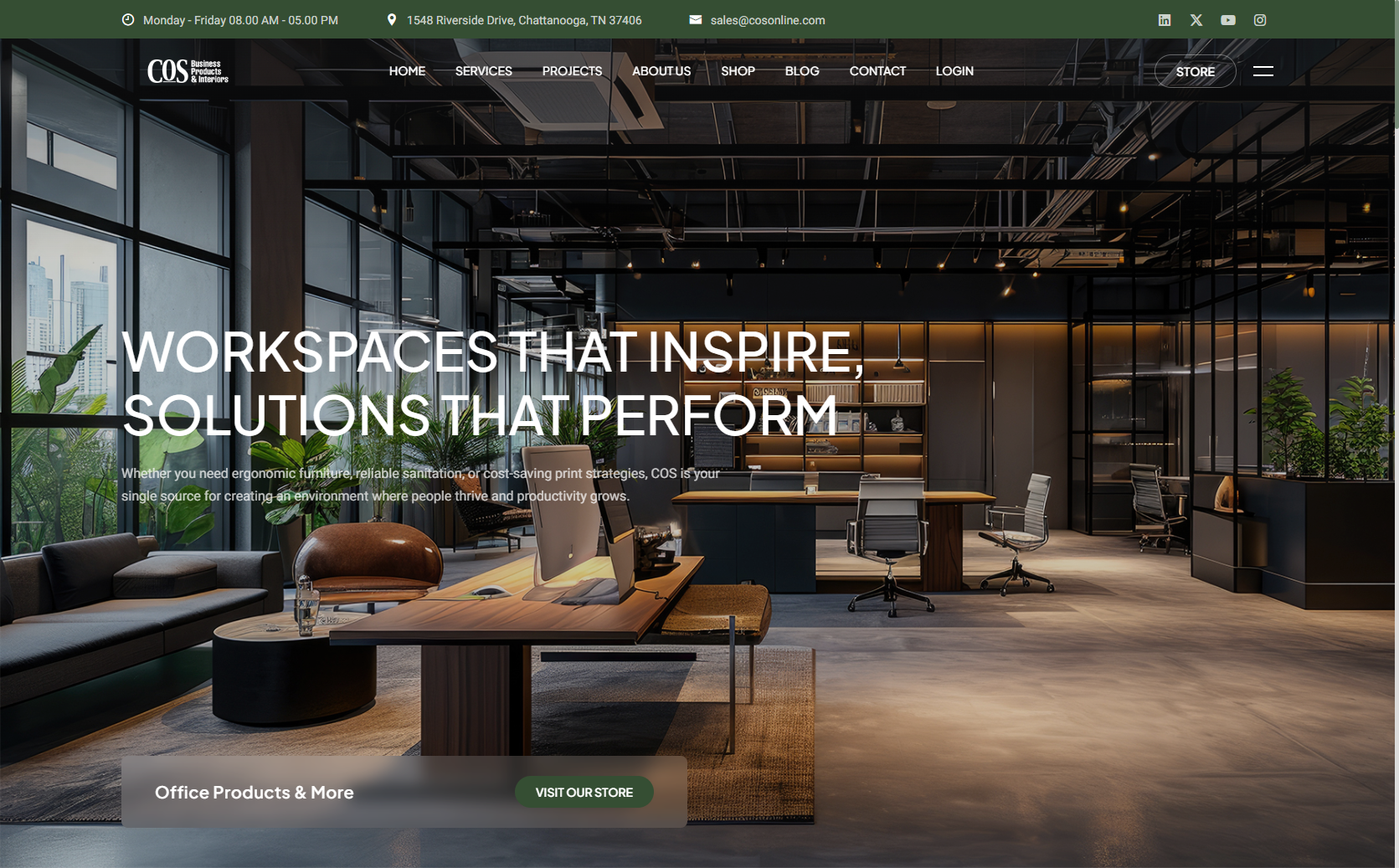 Chattanooga Office Supply — Digital presence rebuild